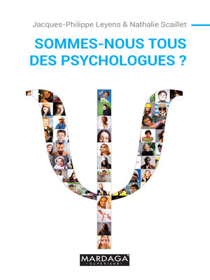 cover image of Sommes-nous tous des psychologues ?